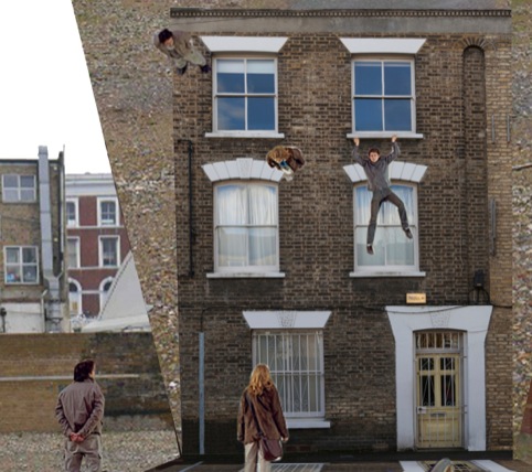 Leandro Erlich, Study for Dalston House installation 2013