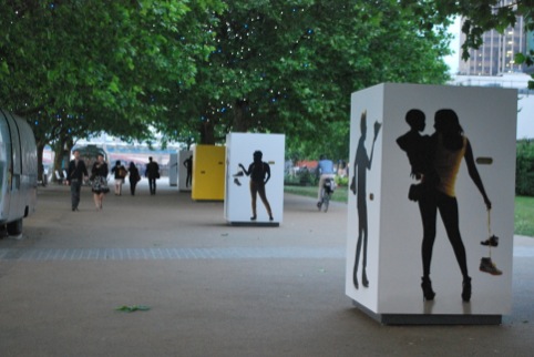 The cubes along the Southbank