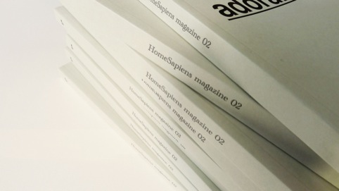 A stack of HomeSapien magazines