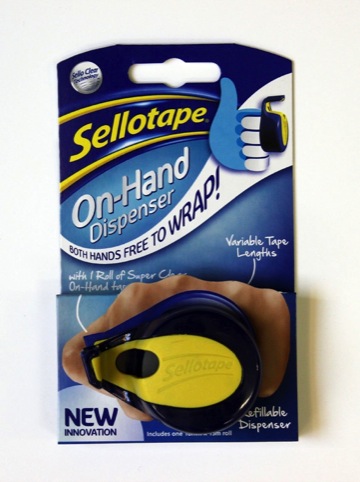 Sellotape On-Hand has been desigend by Factorydesign