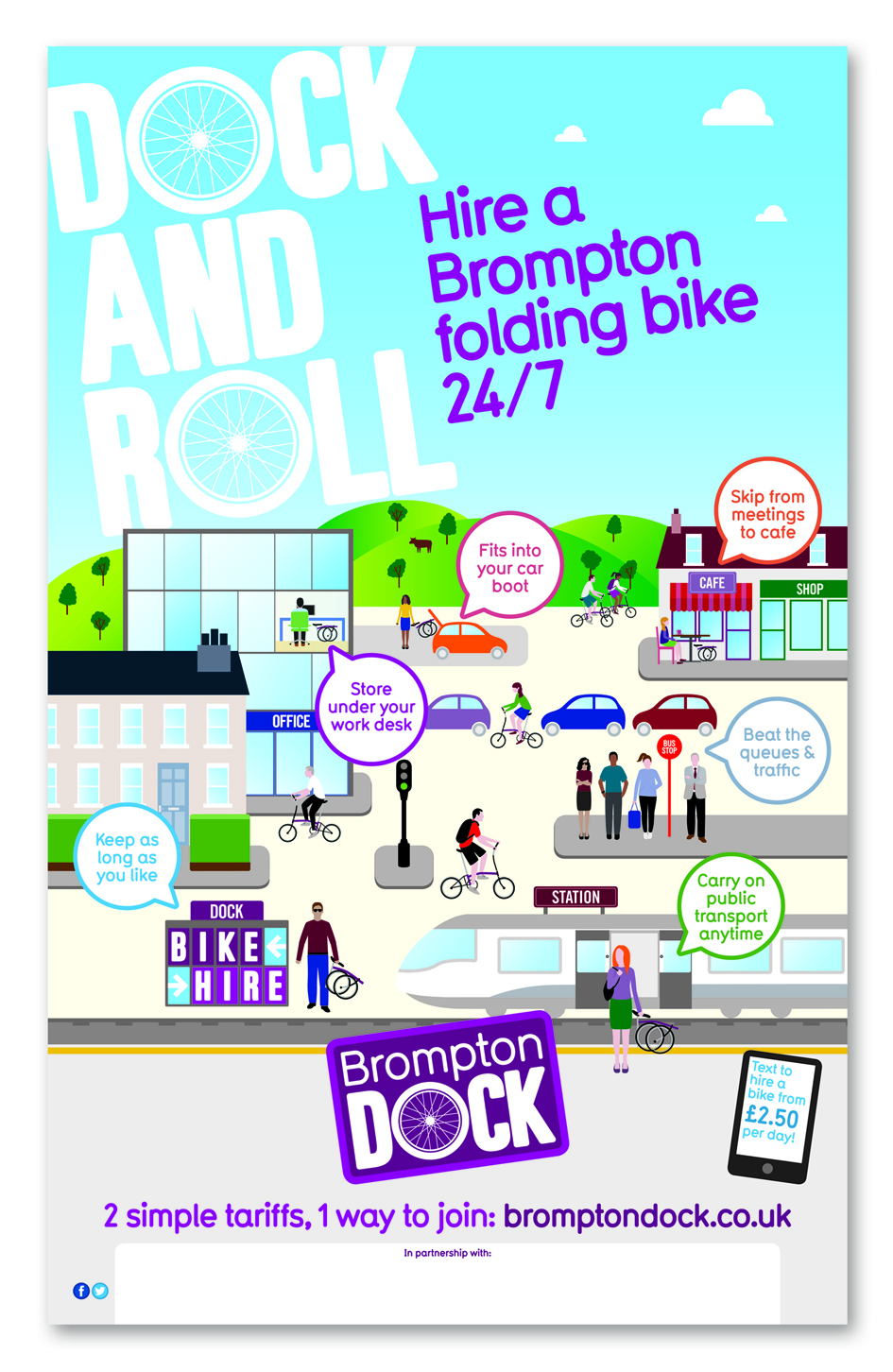 Brompton Dock poster