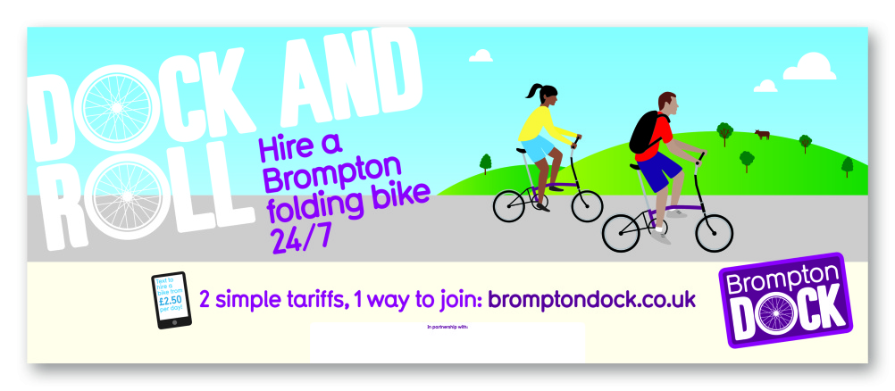 Brompton Dock street banner