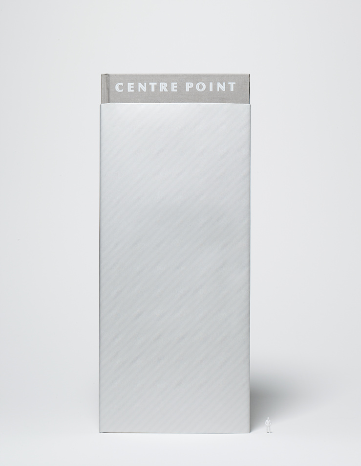 The limited-edition Centre Point book, designed to look like the building