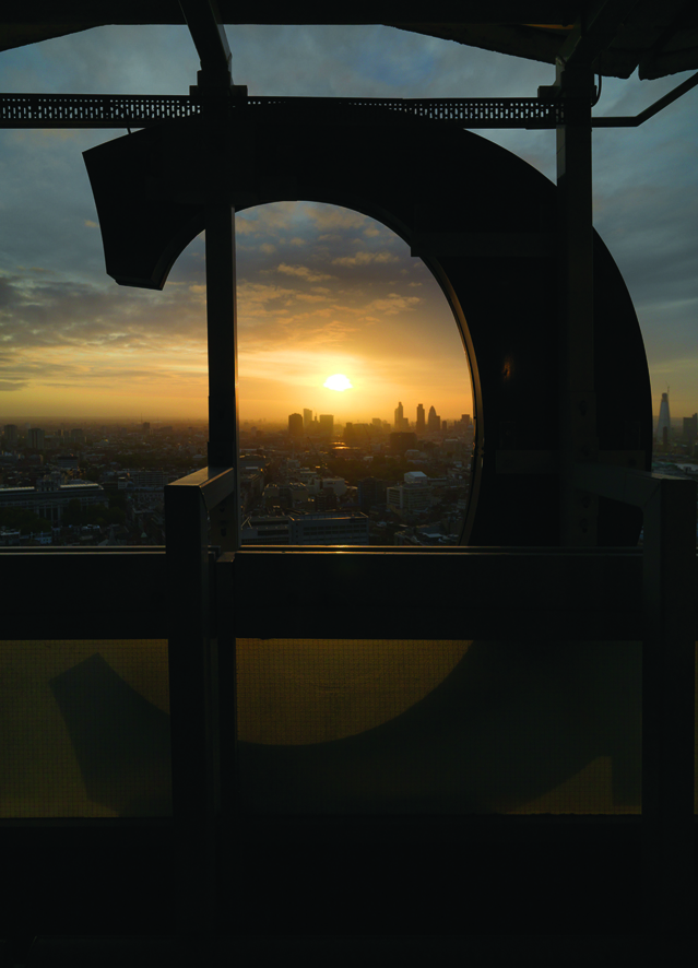 Part of the Centre Point sign