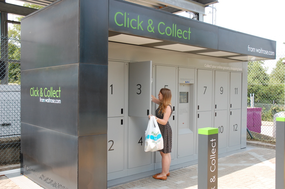 Waitrose Click and Collect lockers 