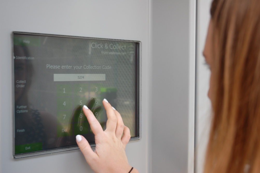 Waitrose Click and Collect lockers 