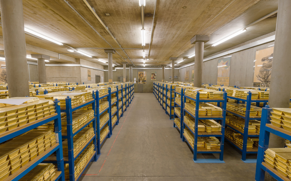 The Bank of England's gold vaults