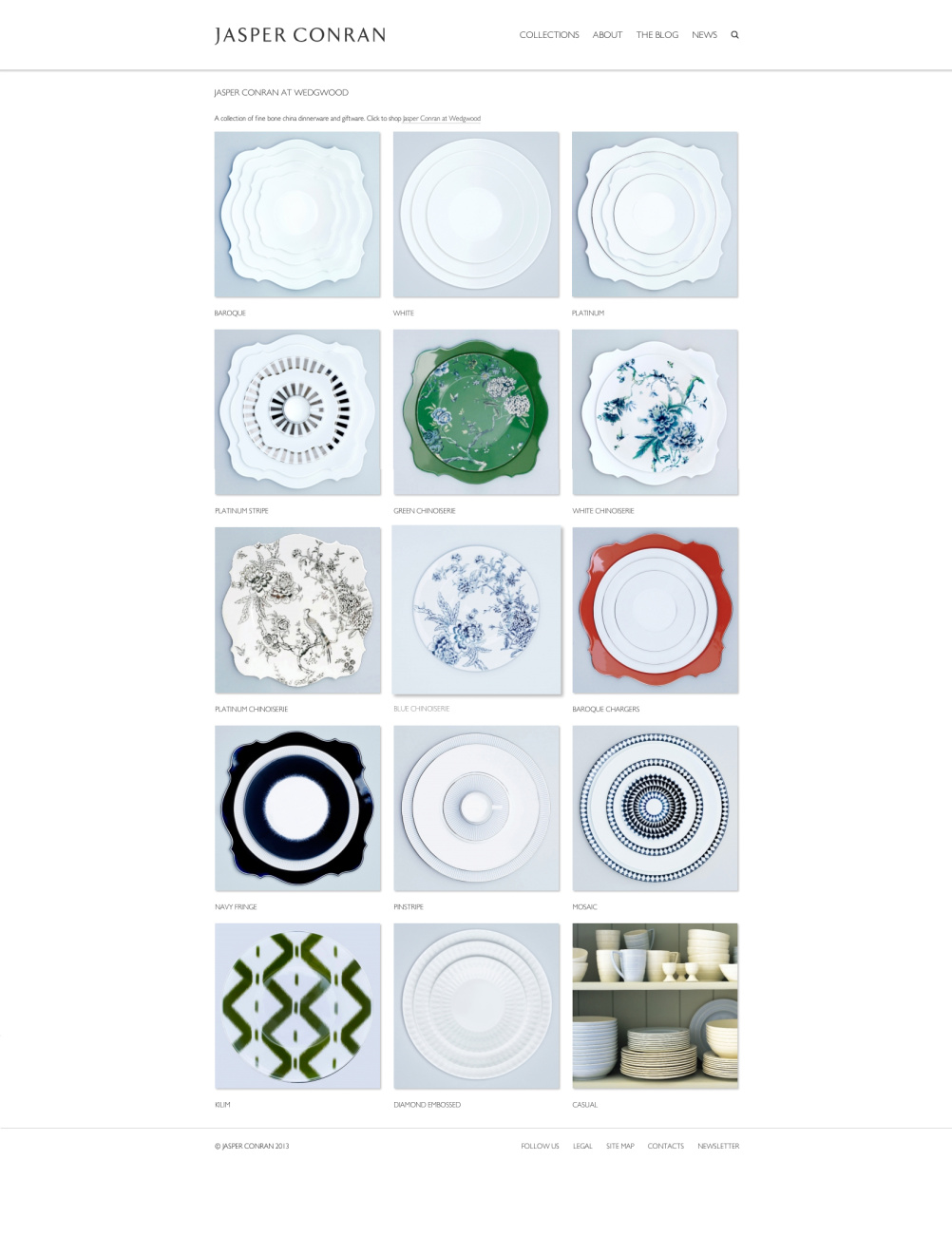 Jasper Conran Wedgwood page