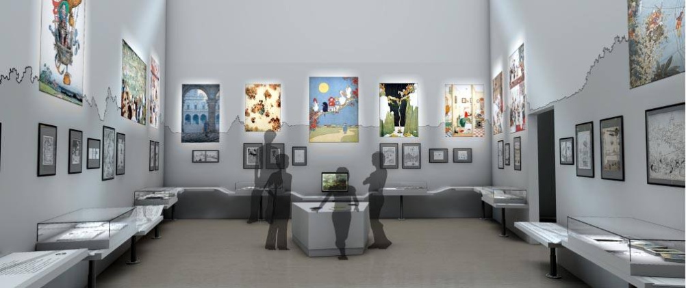 The permanent gallery exhibition