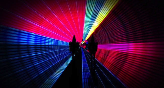 Still from video for Axis - which appears on the new Electric album