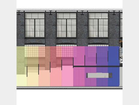 Concept image of Kvadrat’s London showroom, by David Adjaye and Peter Saville