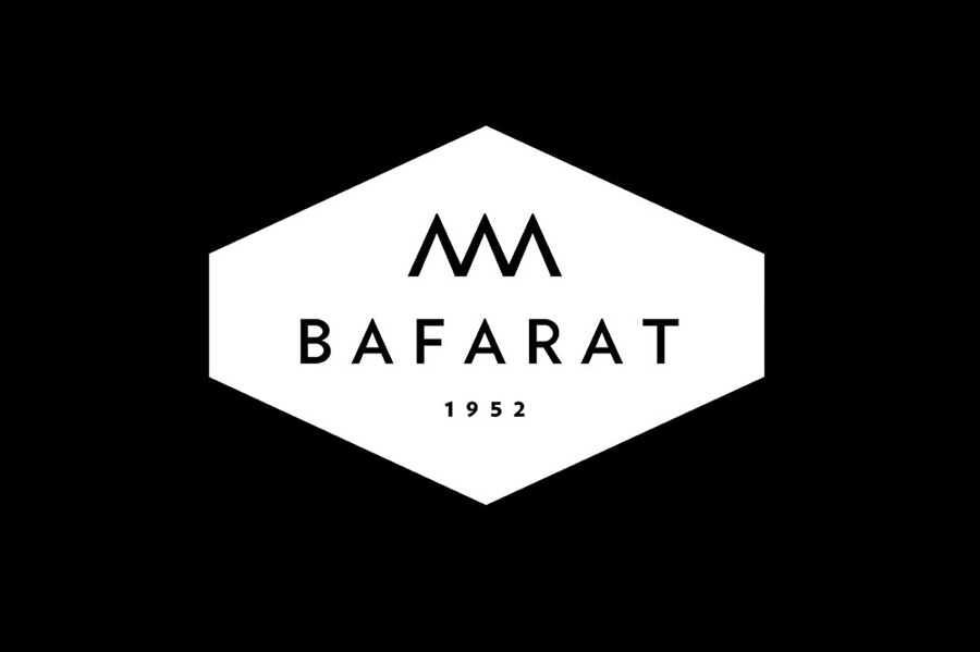 Bafarat logo black and white.