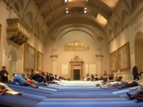 Textile Field at the Victoria and Albert Museum, by the Bouroullec brothers