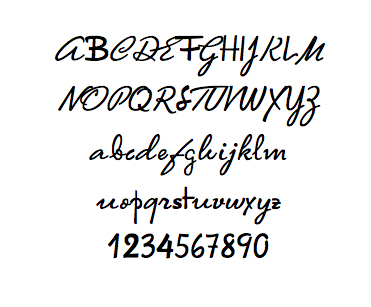 The Writer's Font