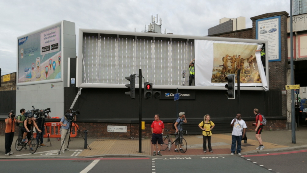 One of the 18 000 billboards in Art Everywhere