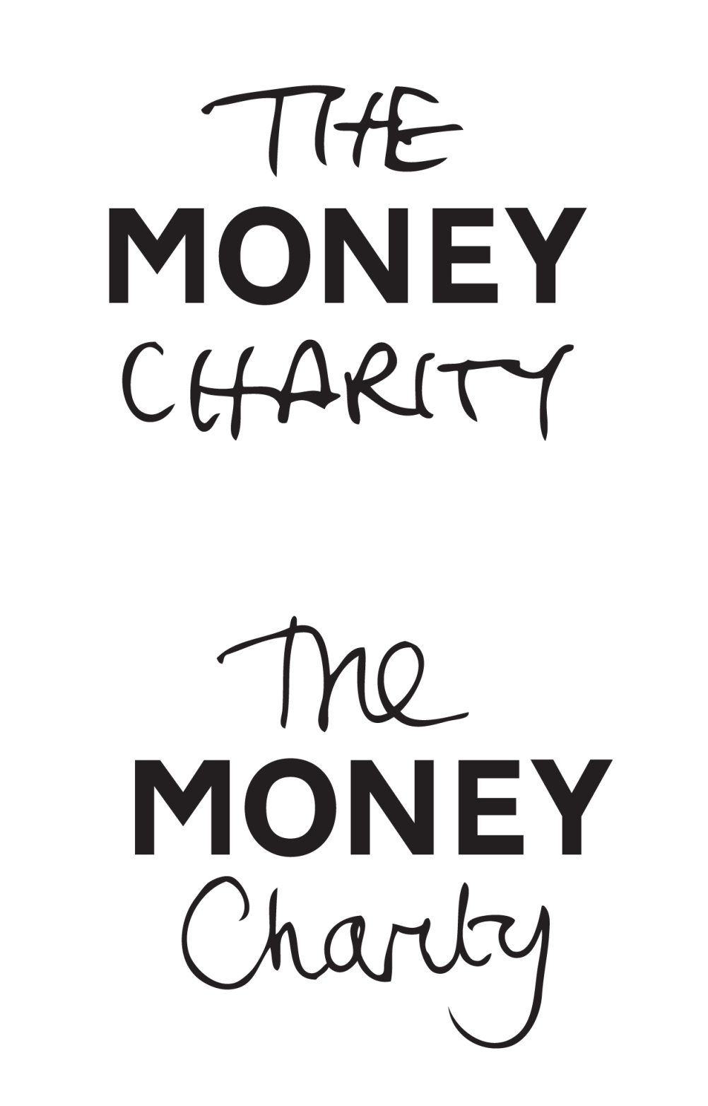 The Money Charity personalised logos