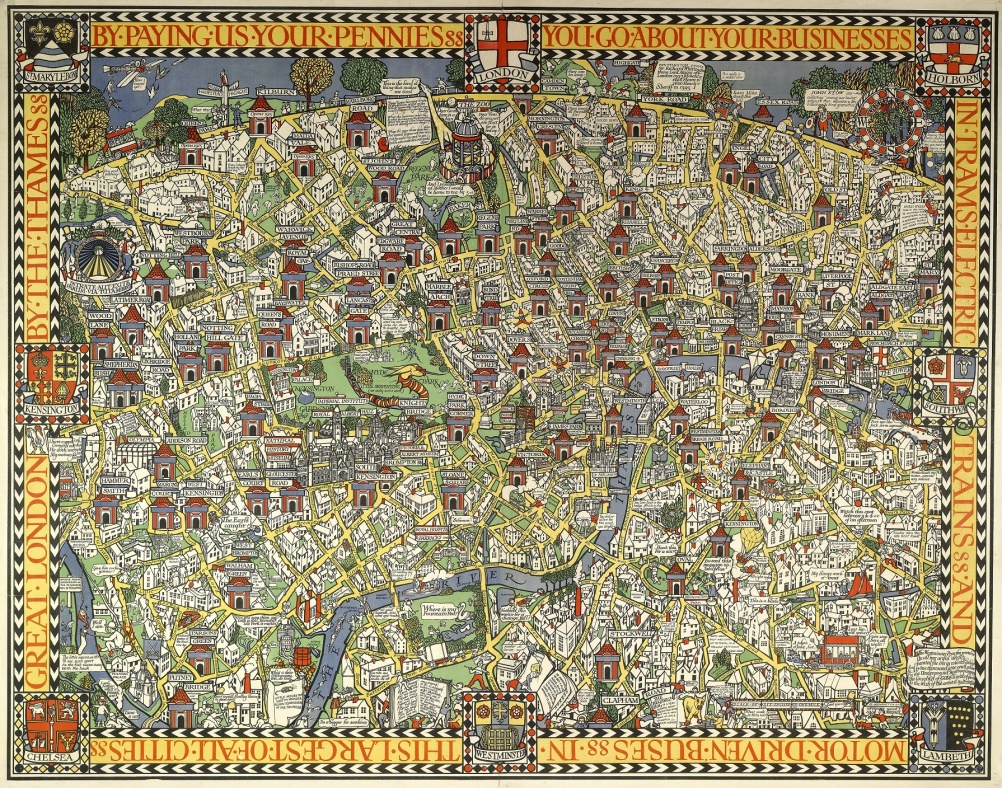 The Wonderground Map of London Town (1914)