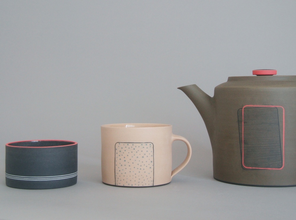 James and Tilla Waters, Naked Tea Set.