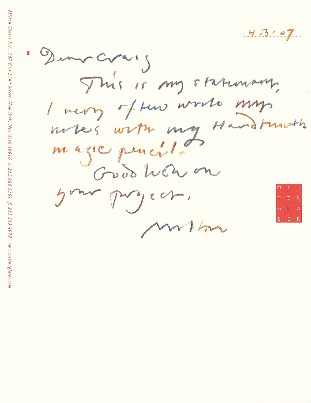 By Milton Glaser