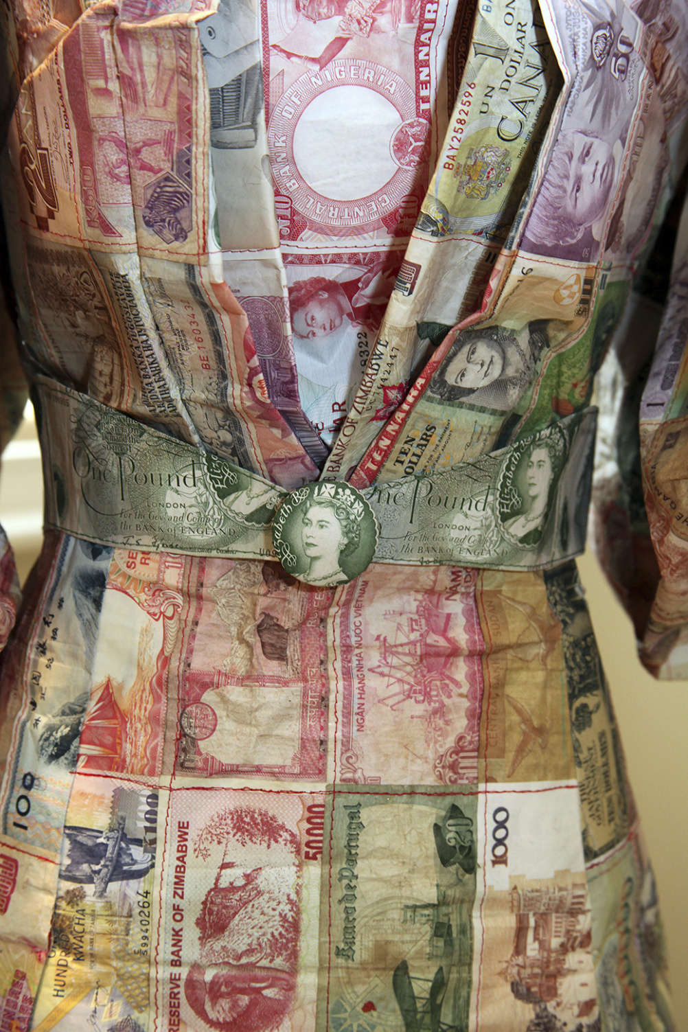 Money Dress, 2010, Susan Stockwell