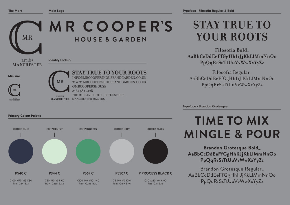 Mr Cooper's branding by Ahoy 