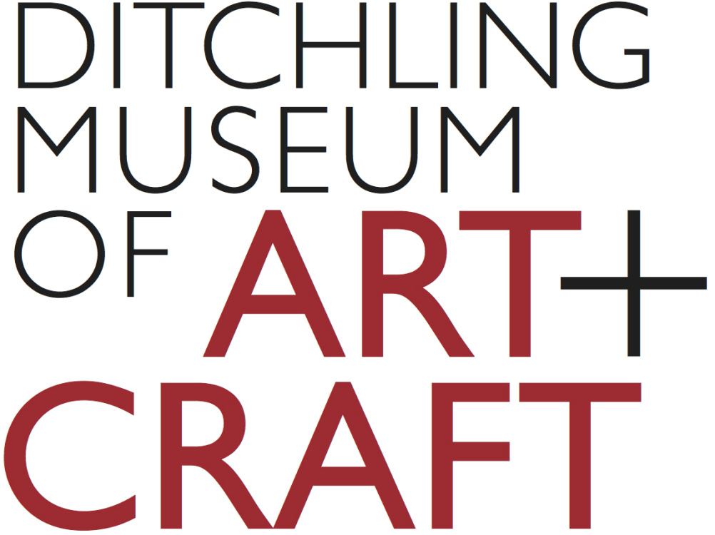 Ditchling Museum of Art and Craft branding, block text