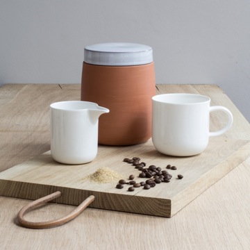 Terracotta Jar and Ceramics by Sue Pryke