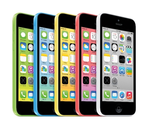 The new Apple iPhone 5c