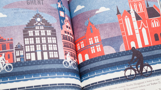 Antwerp/Ghent guide, with illustrations by Sebastiaan Van Doninck