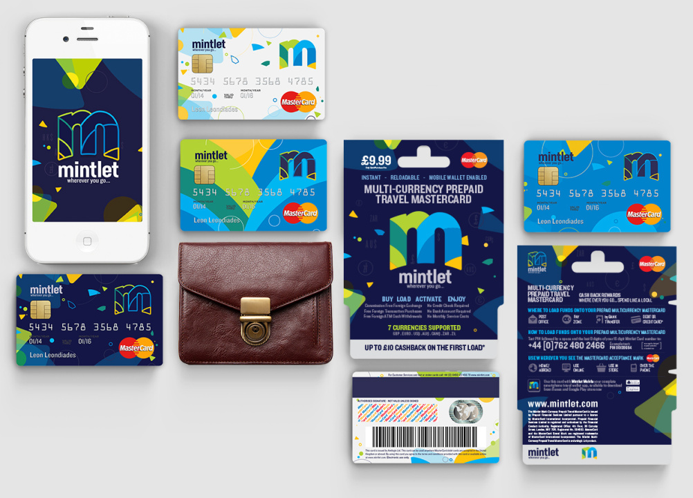 The cards, app and packaging