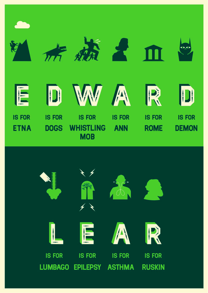 Edward Lear, by Andrew Baker