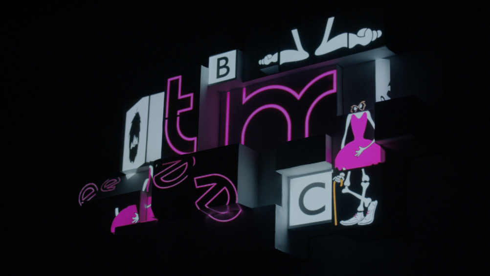 BBC Three ident.