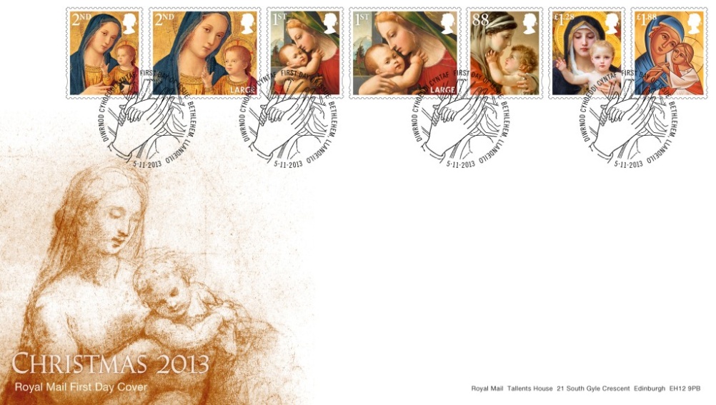 Christmas Stamps range