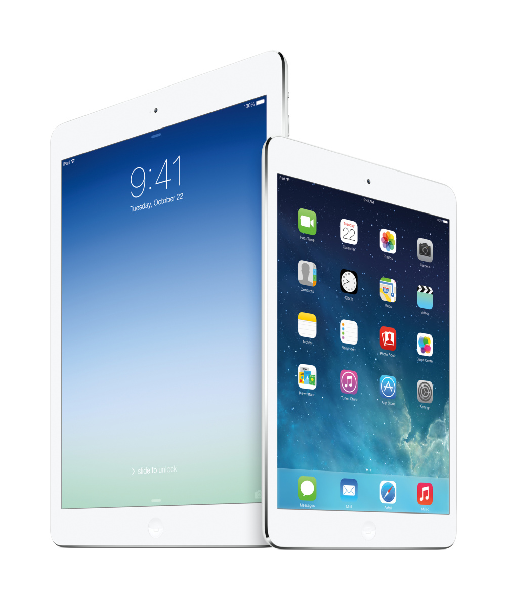 iPad Air and iPad Mini 2