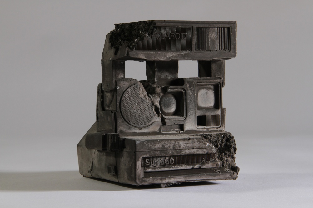 Ash Eroded Polaroid, 2013