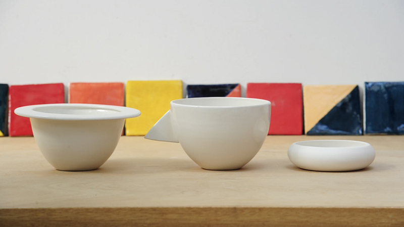 Stacked Bowls by designer Ben Branagan and illustrator/ceramicist Laura Carlin