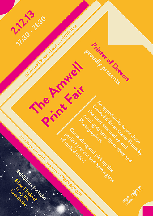 Amwell Print Fair Poster.