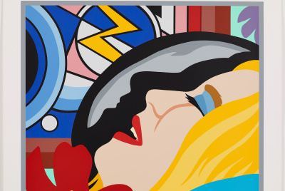 Bedroom Face with Lichtenstein, 1996