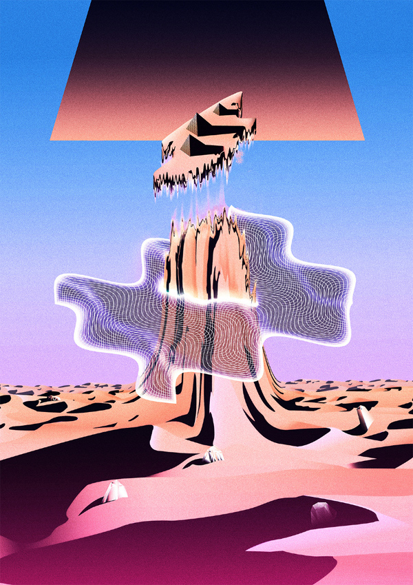 Floating pyramids by Joeseph Melhuish