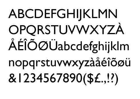 Gill Sans