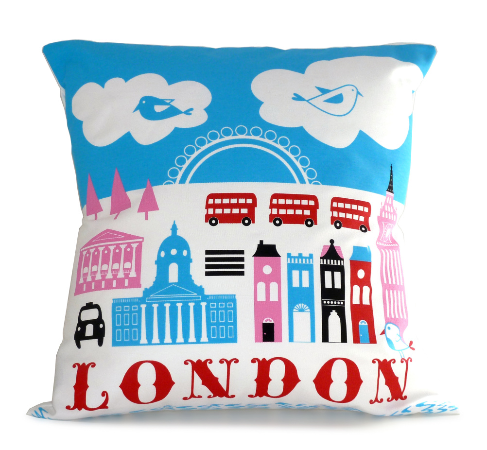 Michelle Mason, London cushion