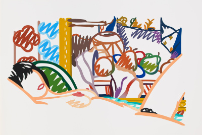 Tom Wesselmann, Monica Nude with Cezanne, 1994