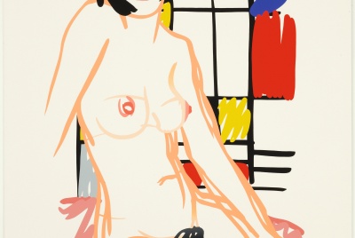 Tom Wesselmann, Monica Sitting with Mondrian, 1989