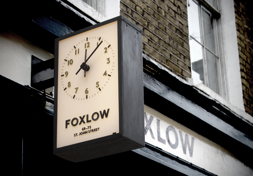 The new Foxlow clock