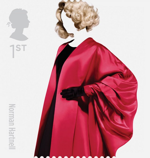Great British Fashion Stamp Set by Johnson Banks for Royal Mail: graphics design