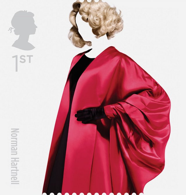 Great British Fashion Stamp Set by Johnson Banks for Royal Mail: graphics design 