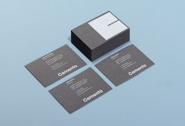 Cemento business cards