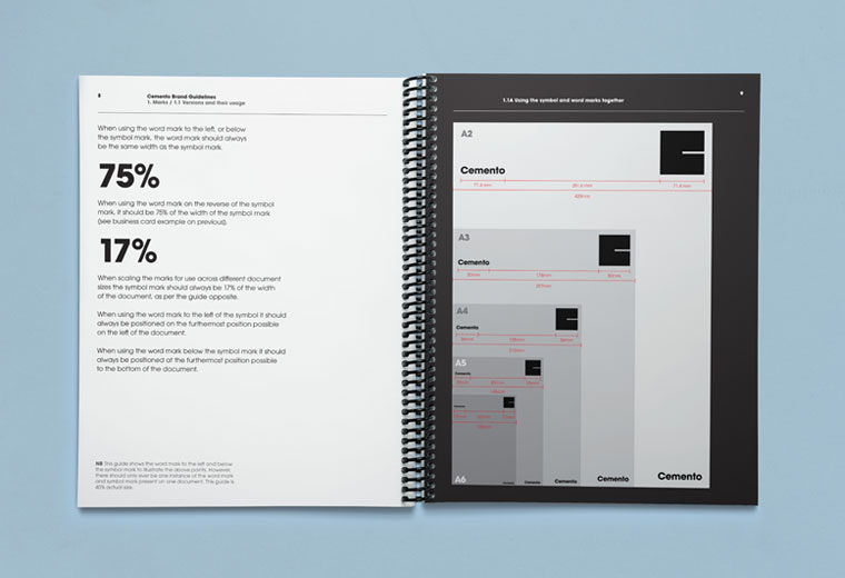 Cemento brand guidelines book