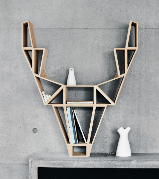 Clippings.com deer shelf by BEDesign