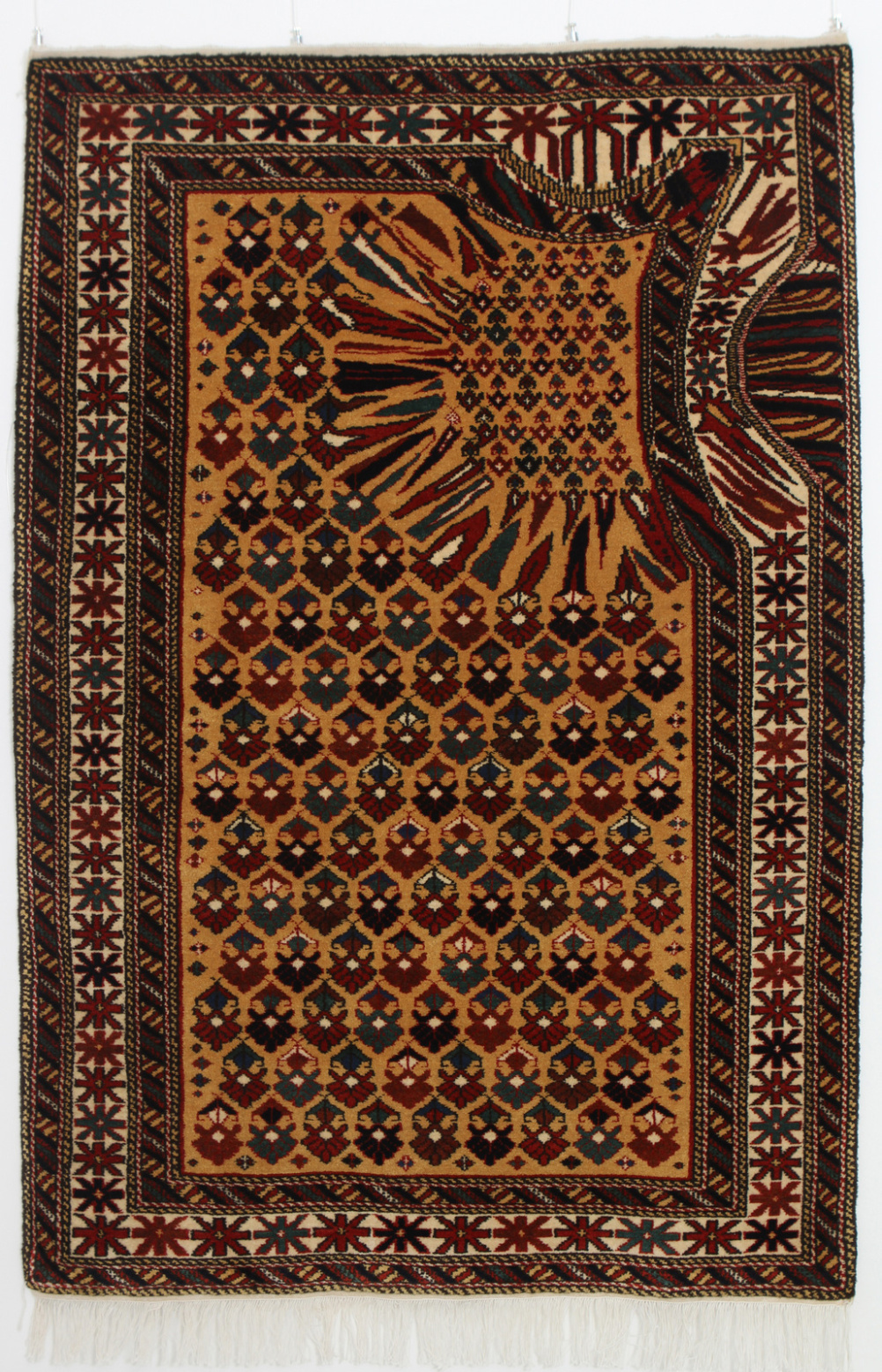 Faig Ahmed, Hollow 2011, (Wool warp, weft and pile)